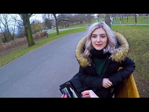 ❤️ Глытае гарачую сперму незнаёмца за грошы - мінет у парку ад Евы Эльфі Жорсткае порна у нас ﹏